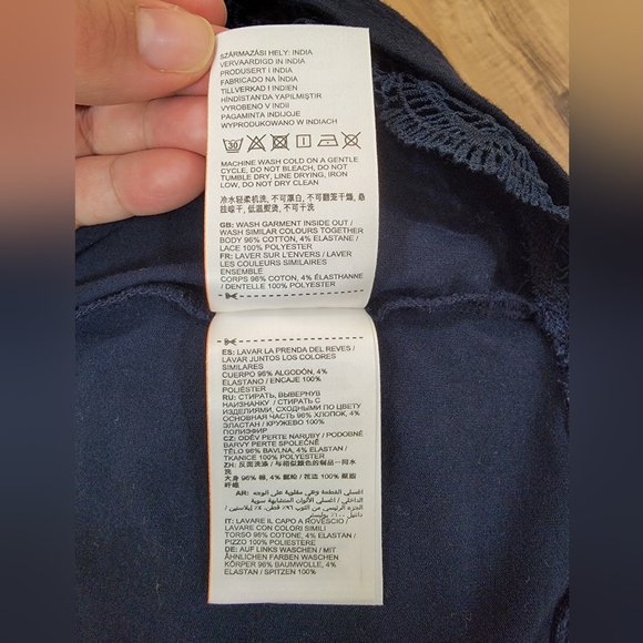 Superdry dress, navy, size US 8 - Picture 5 of 10